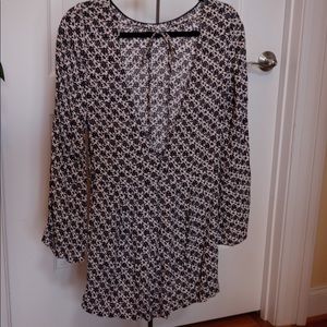 Zara floral print romper